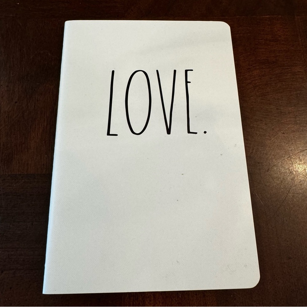 Love Rae Dunn 5.75" x 8.25" Lined Notebook New